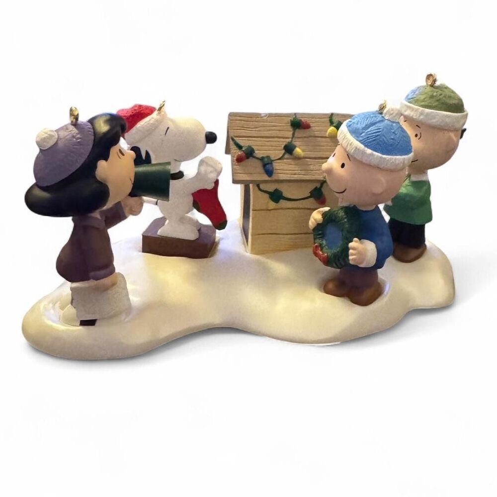 Hallmark Keepsake 2000 Peanuts A Snoopy Christmas 5 Piece Ornament Set Woodstock